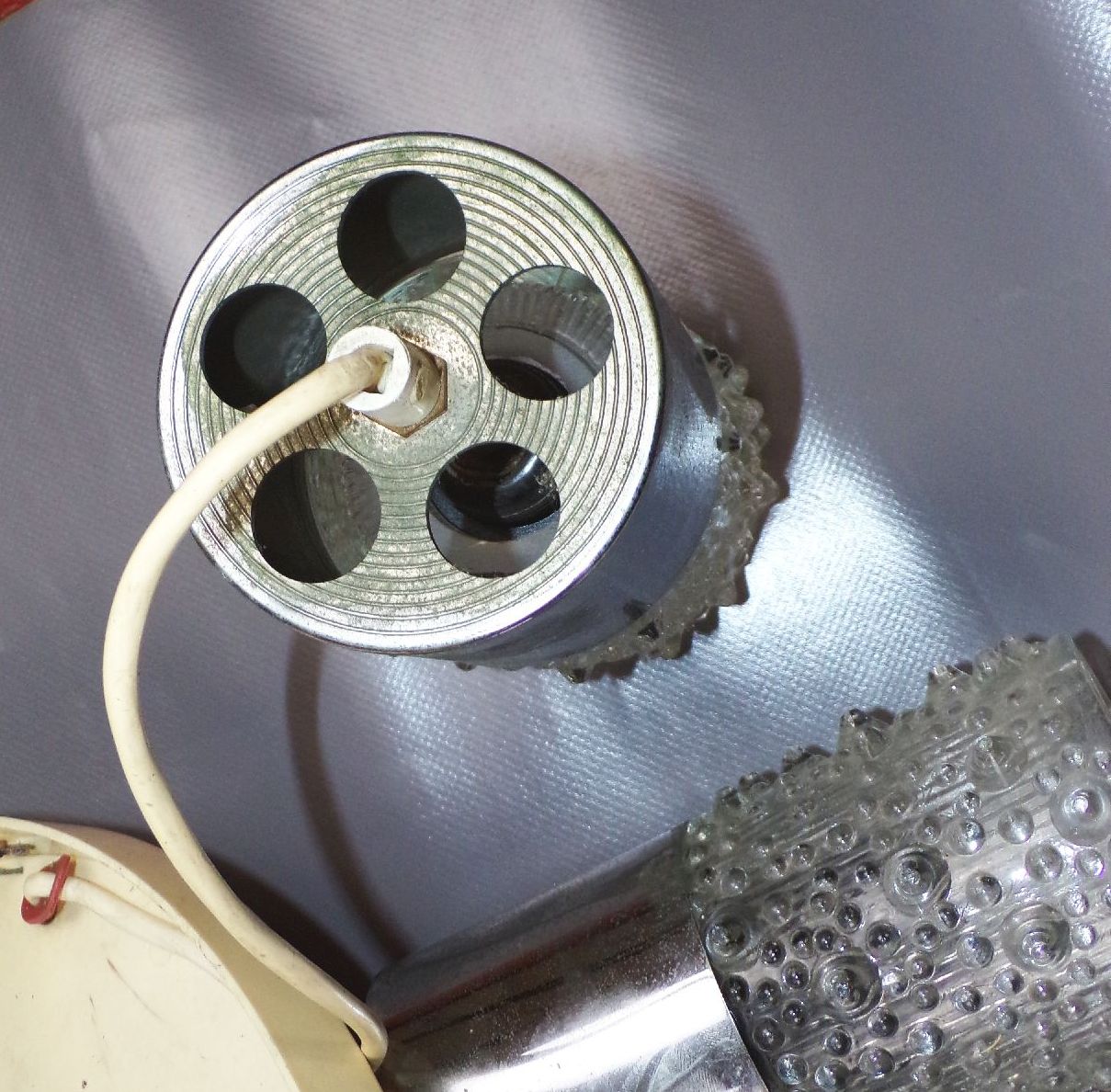 Alte Kaskadenlampe Deckenleuchte Pendellampe E14 Hängelampe 1970 er Retro