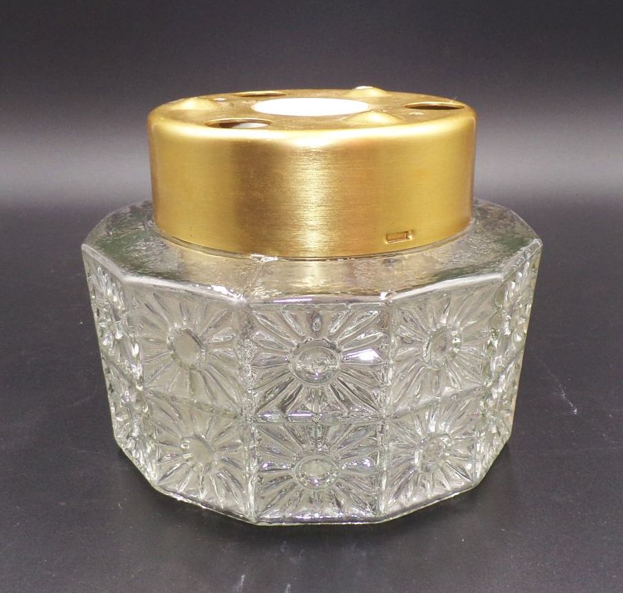Deckenleuchte DDR Flurlampe E27 Retro Look Pressglas