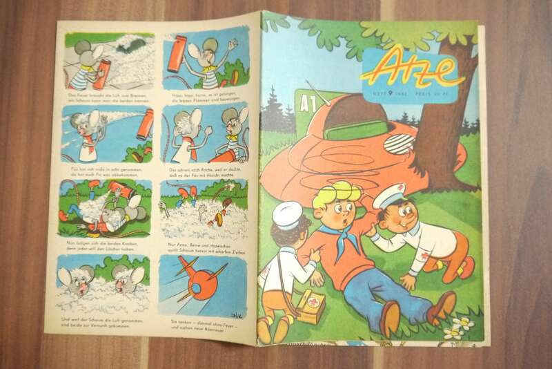 Atze in Sonnenstadt 1962 DDR Comic Heft 9 Kinder Zeitschrift