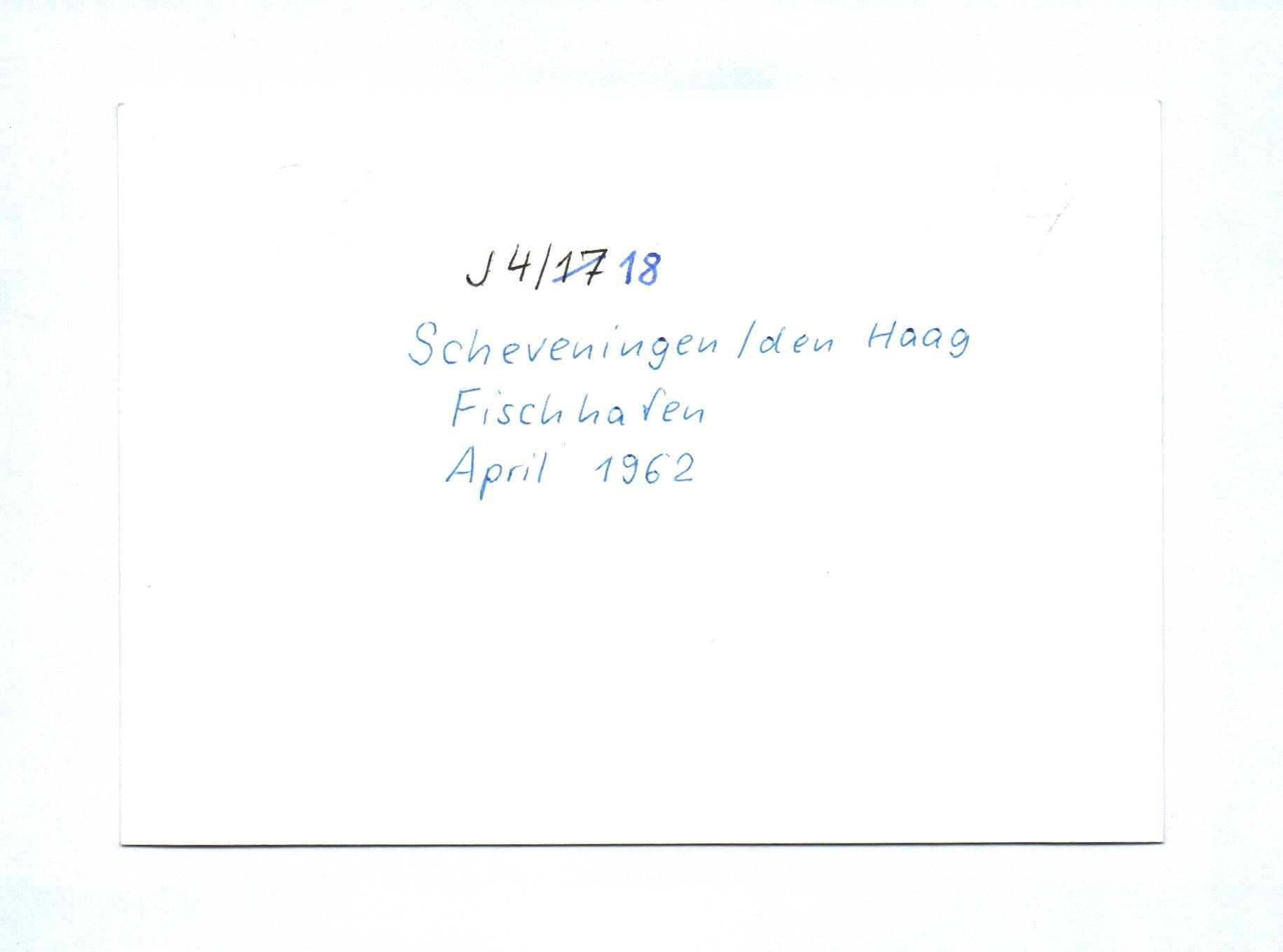 5x Foto den Haag Scheveningen Hafen einlaufender Fischdampfer 1962