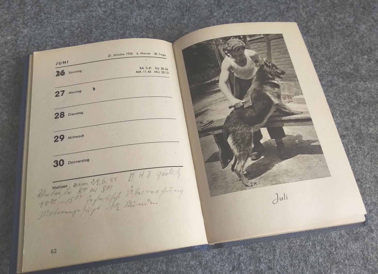 Taschenkalender 1955 Gesellschaft für Sport und Technik DDR Taschenkalender 1955 Gesellschaft für Sport und Technik DDR