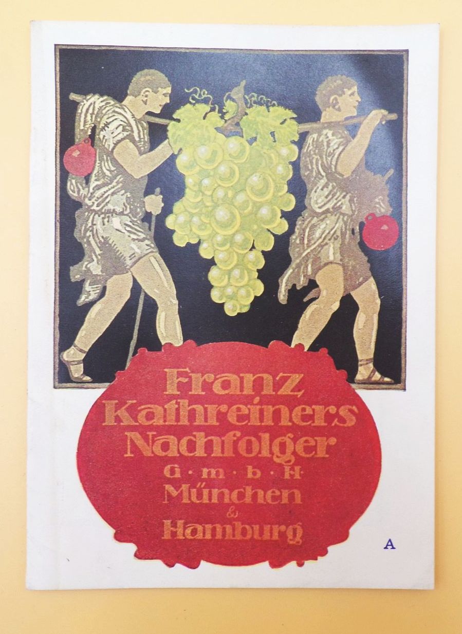 Preisliste Franz Kathreiners Nachfolger München Hamburg Weine 1913