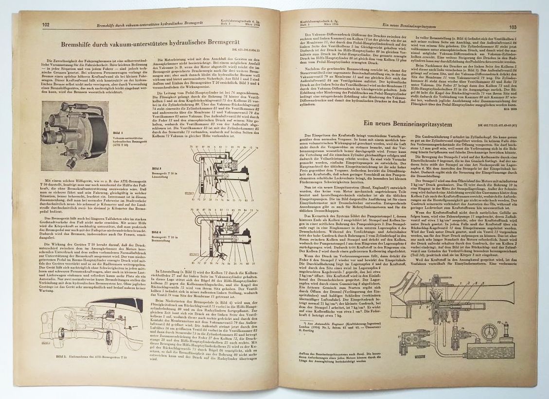 Kraftfahrzeugtechnik Zeitschrift AWZ P70 Wartburg 1956 Nr 3 KFT DDR