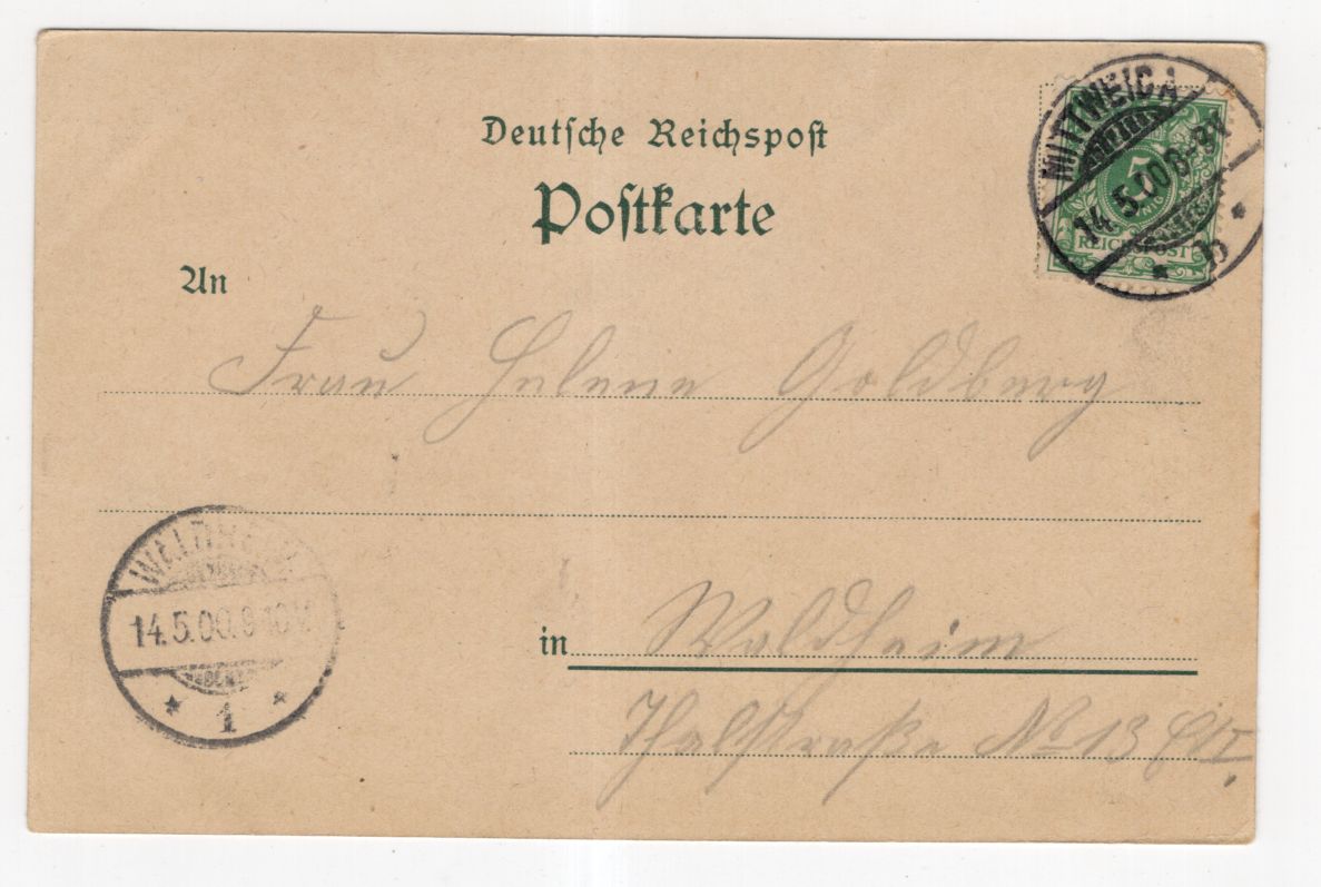 Litho Ak Mittweida Restaurant Schillergarten 1900