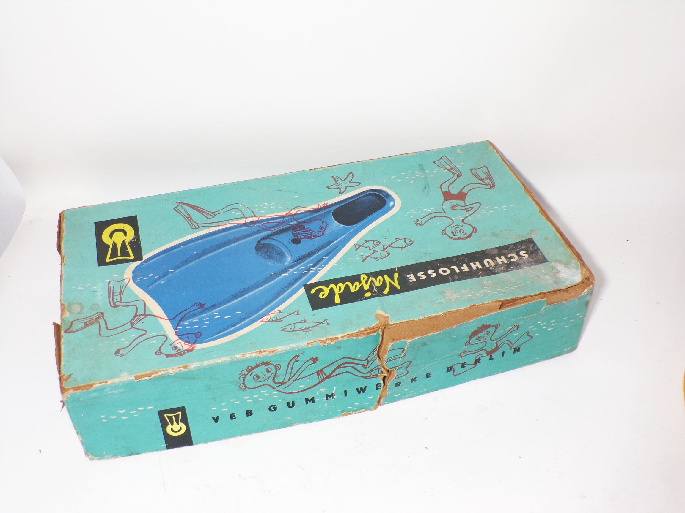 DDR Schwimmflossen Schuhflosse Najade Größe 3 Schnorchel OVPTaucher