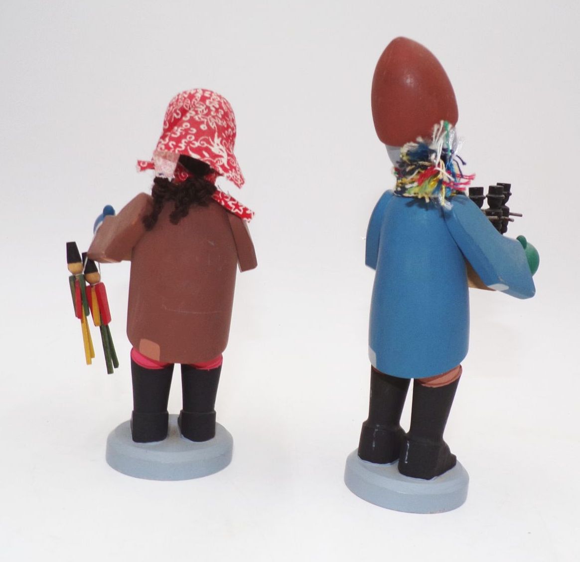 Striezelkinder Seiffener Volkskunst 2 Stück Weihnachtsschmuck Striezelkinder Seiffener Volkskunst 2 Stück Weihnachtsschmuck