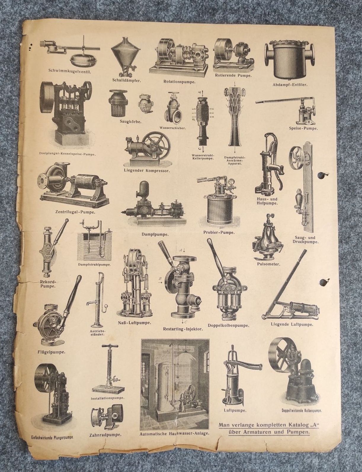 Keller und Co Chemnitz Armaturen Pumpenfabrik alter Prospekt 1929 Keller und Co Chemnitz Armaturen Pumpenfabrik alter Prospekt 1929