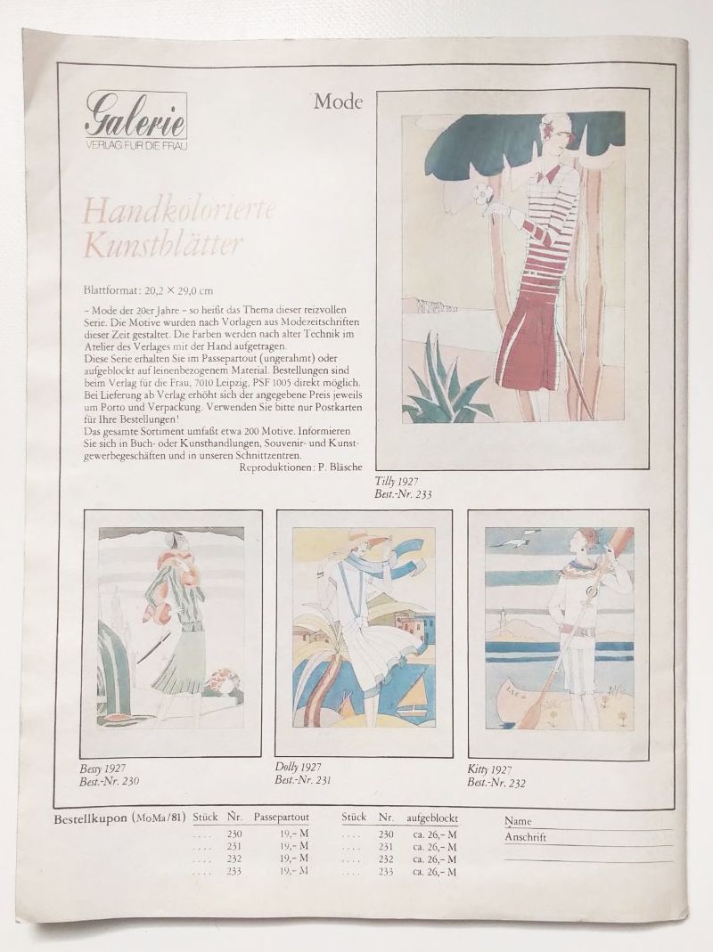 Modische Maschen 1981 Nr 2 mit Schnittmuster alte Modezeitschrift Modische Maschen 1981 Nr 2 mit Schnittmuster alte Modezeitschrift
