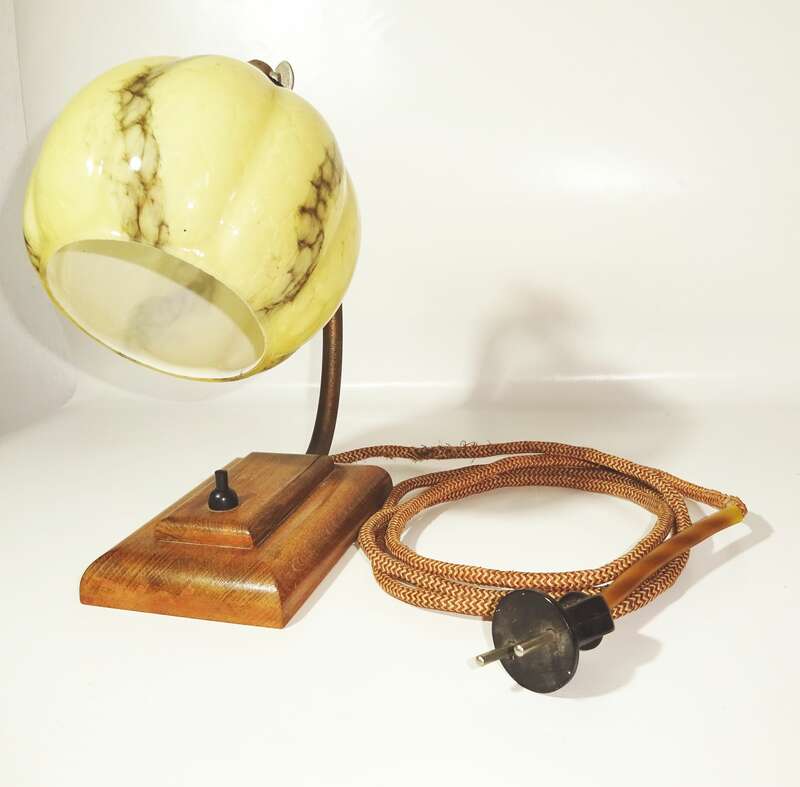 Kugellampe Art Deco Nachttischlampen Set Paar Tischlampen Fröhlich Leuchten 