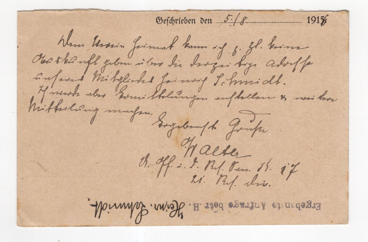 Feldpostkarte 1916 Industrieschulen Lazarett Montmedy Stempel Feldpostkarte 1916 Industrieschulen Lazarett Montmedy Stempel