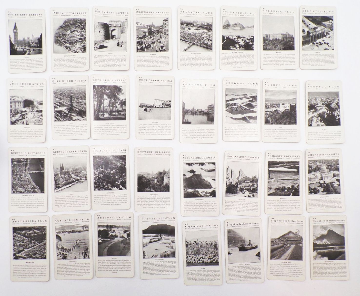 Das neue Weltflug Quartett Walter Mackenthun Spear und Söhne Nürnberg 