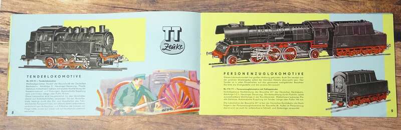 Katalog TT Zeuke 1963 1964 Eisenbahn DDR Modellbau