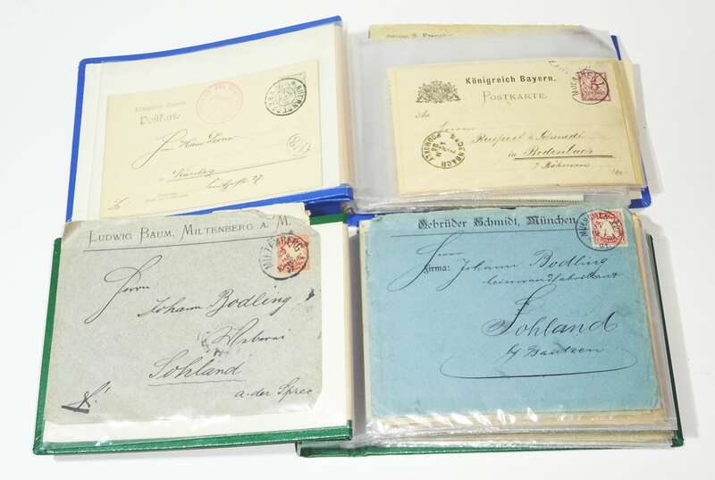 Konvolut Briefe Ganzsachen Bayern vor 1945 
