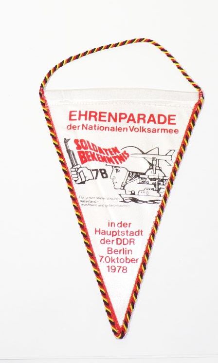 Wimpel Ehrenparade der NVA Berlin 1979 DDR