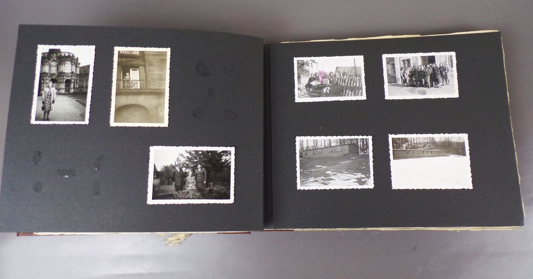 Altes Fotoalbum weiblicher RAD Alltag Ausflug 1949 Altes Fotoalbum weiblicher RAD Alltag Ausflug 1949