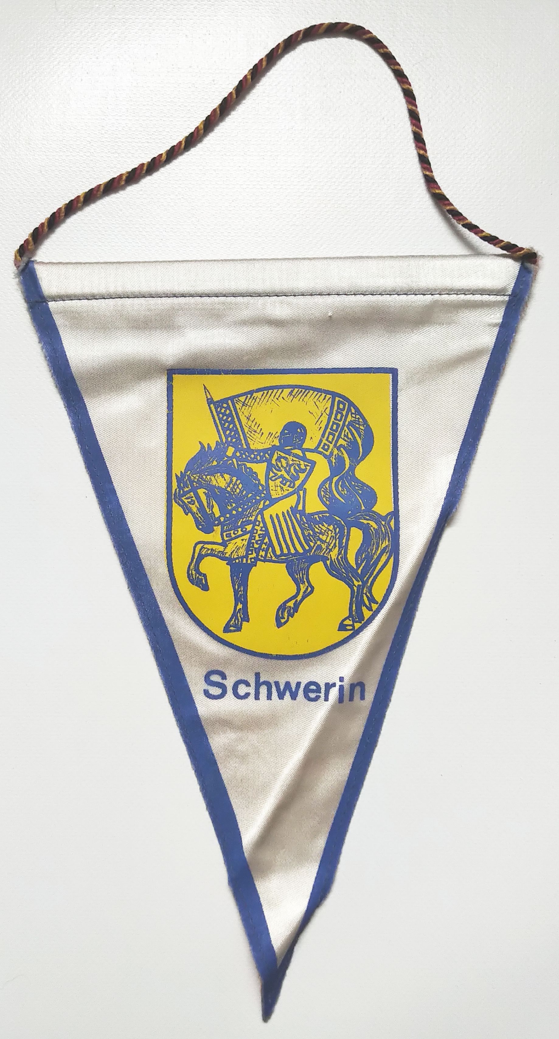 Alter Wimpel Schwerin Trusioma Maschinenbau BSG