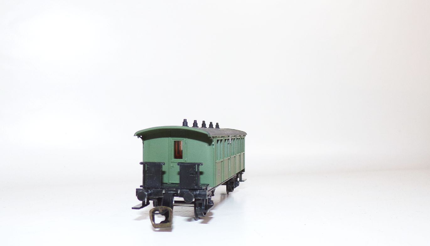 BTBB 3114 Personenwagen Grün 2 Klasse 