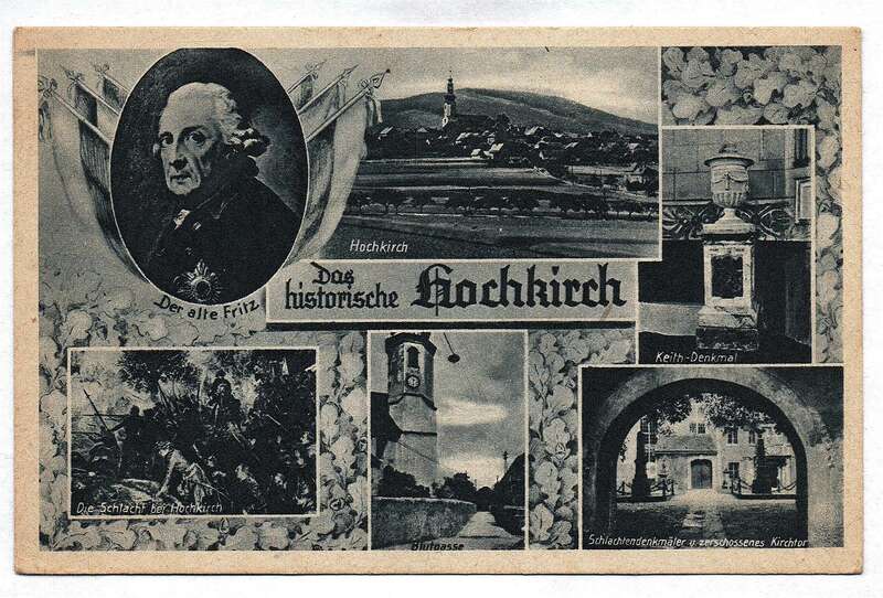 Ak Das historische Hochkirch Sachsen Keith-Denkmal