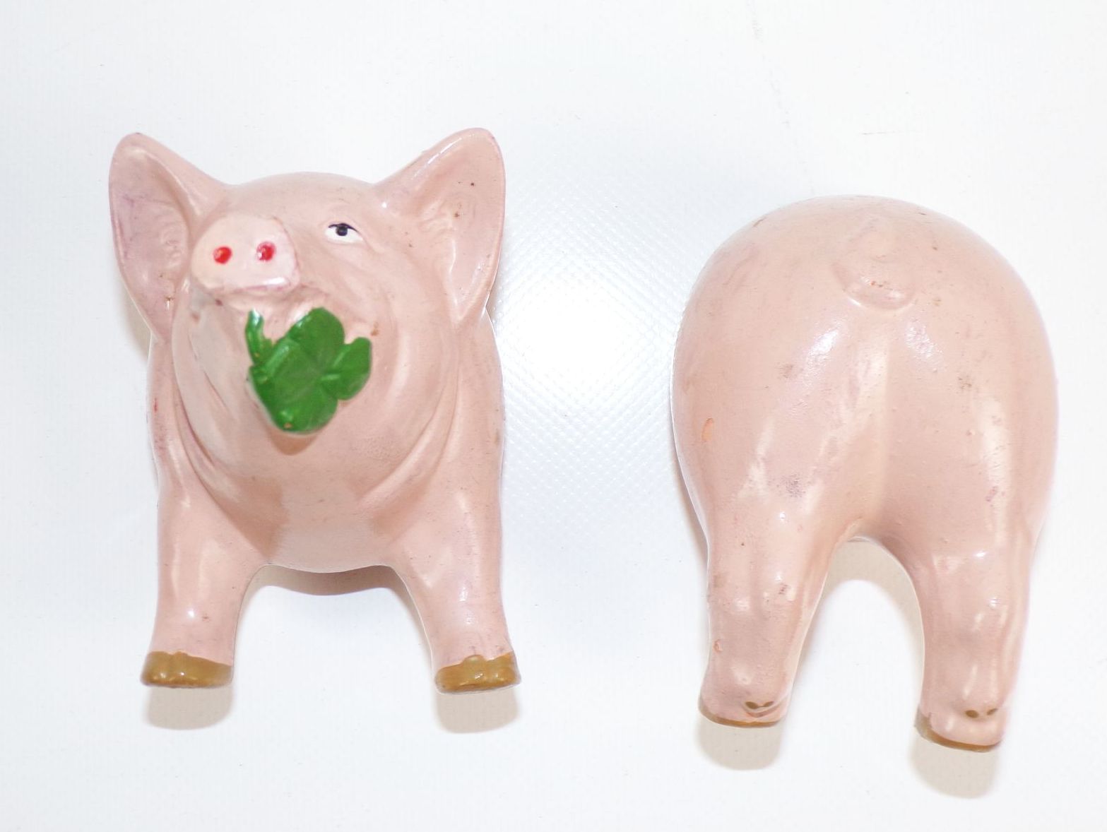 Altes Wurstschwein Salamischwein Metzger Fleischer Deko Schwein 