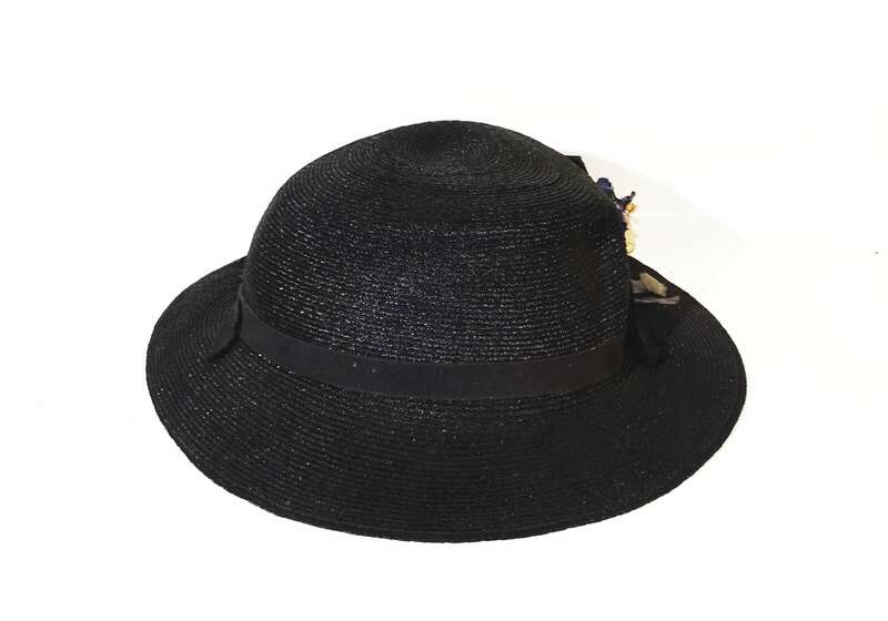 Alter Damenhut 1920er 1930er Vintage Hut Größe 52 