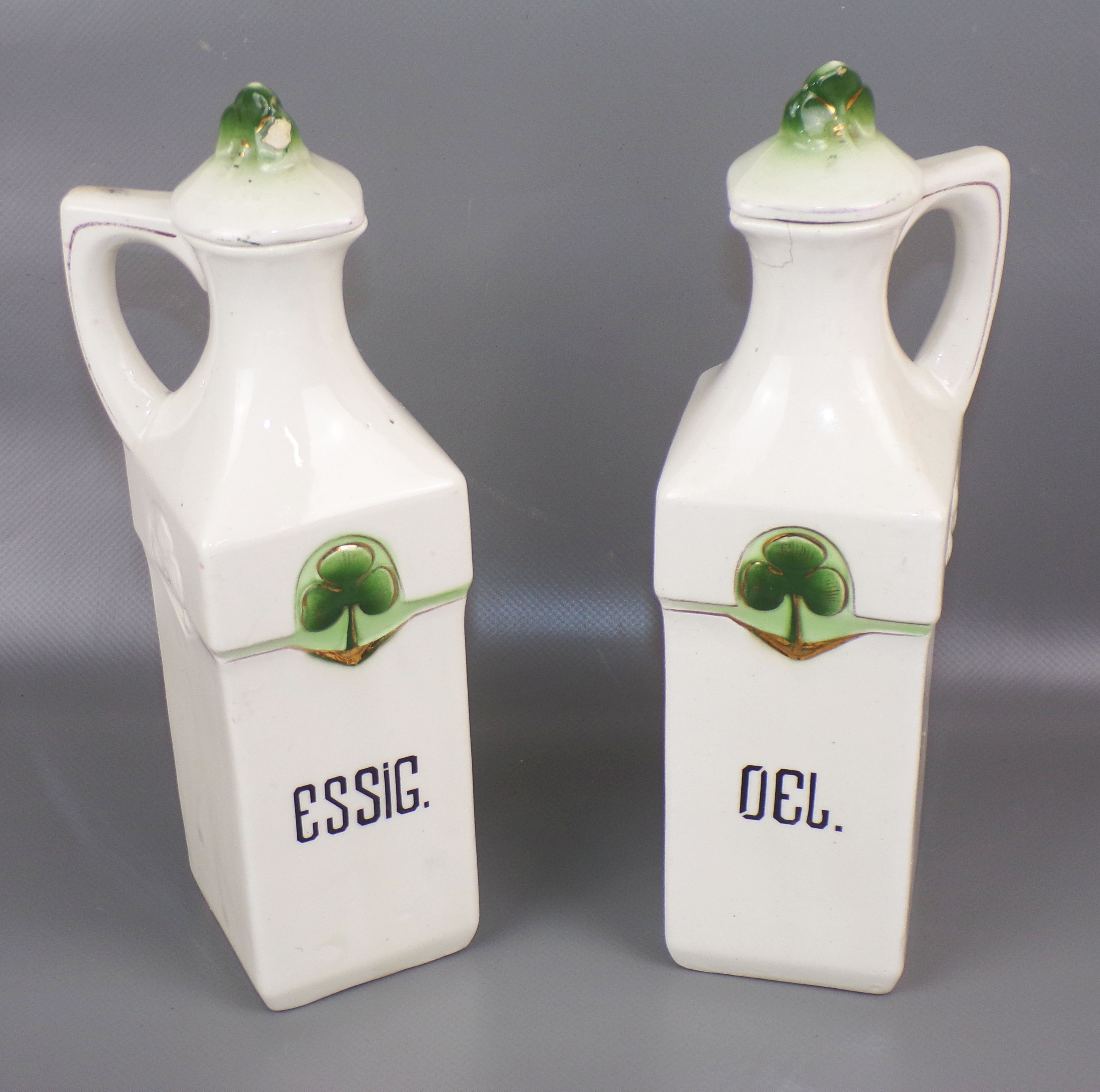 Jugendstil Gewürzdosen Set Trockenwaren Dose Rhein Porzellan Vorratsdosen