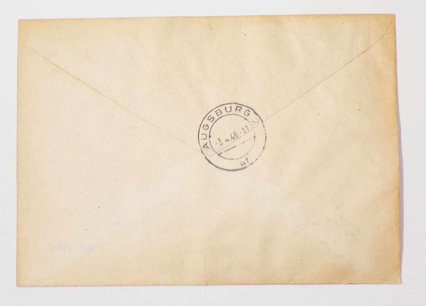 R Brief 1948 Bergen Rügen H Blatt 123 Einschreiben