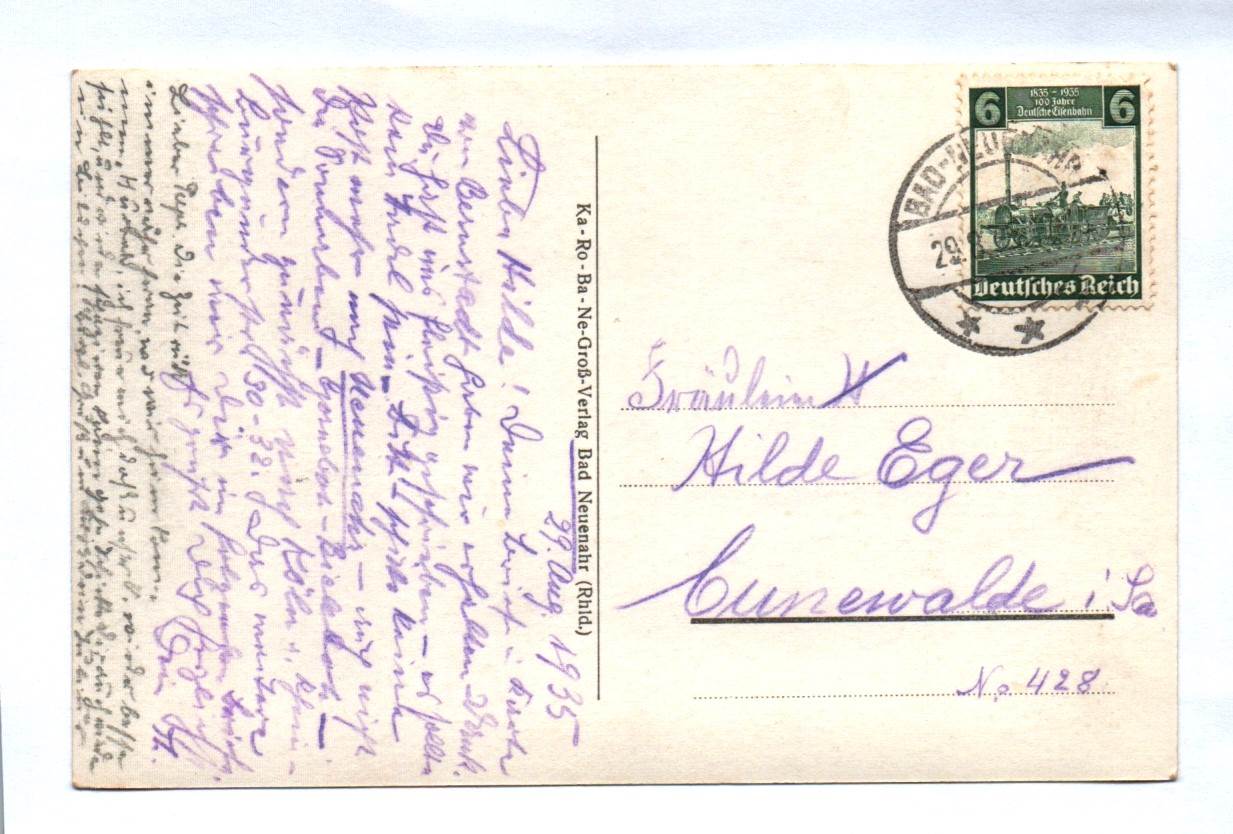 Ak Bunte Kuh von der Terrasse des Restaurants Walporzheim Ahrtal 1935 Ak Bunte Kuh von der Terrasse des Restaurants Walporzheim Ahrtal 1935