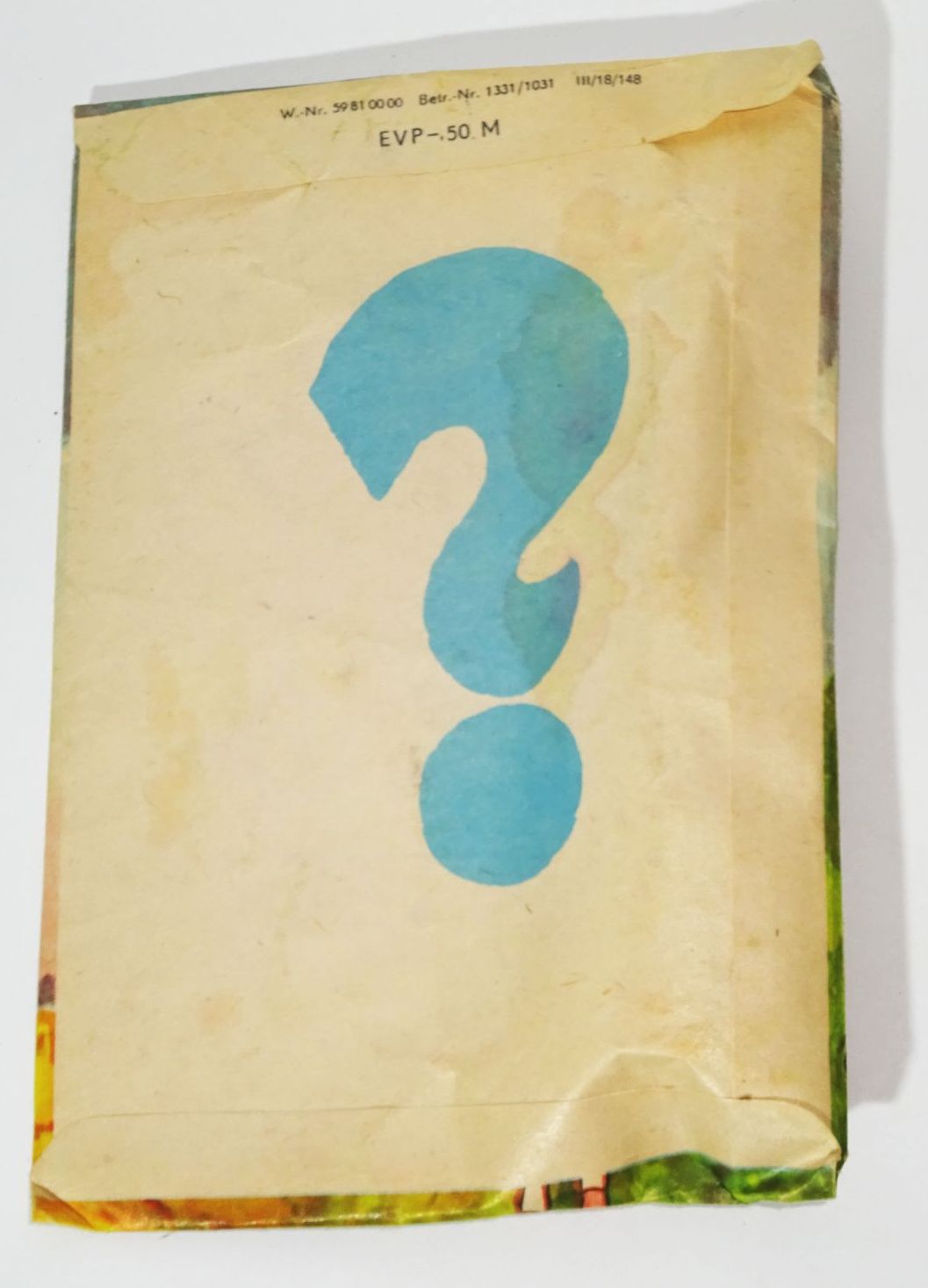 Alte Wundertüte DDR Spielzeug ungeöffnet