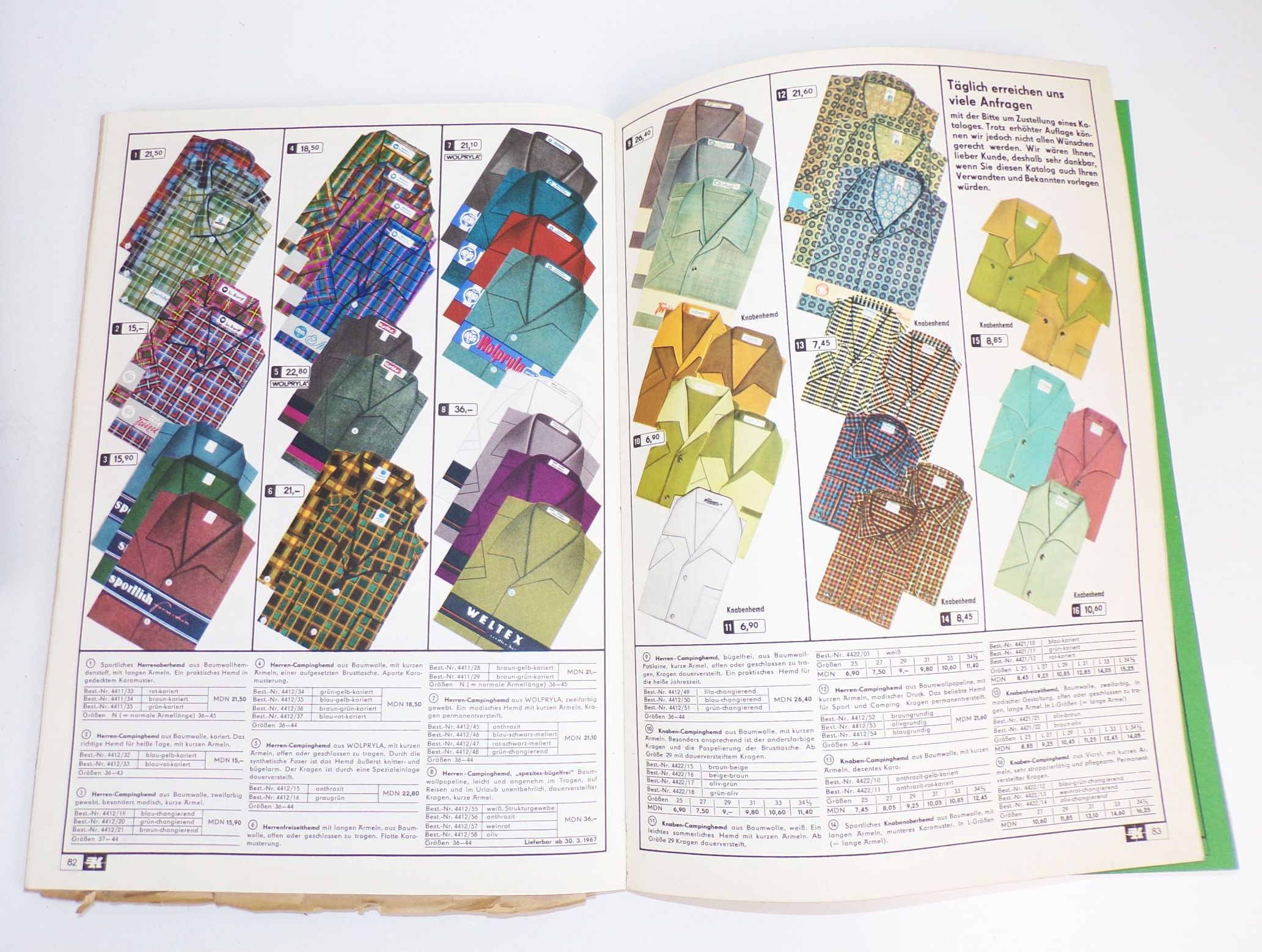 Versandhaus Kataloge 3 Stück DDR Textil Mode Haushaltswaren Werbung Reklame