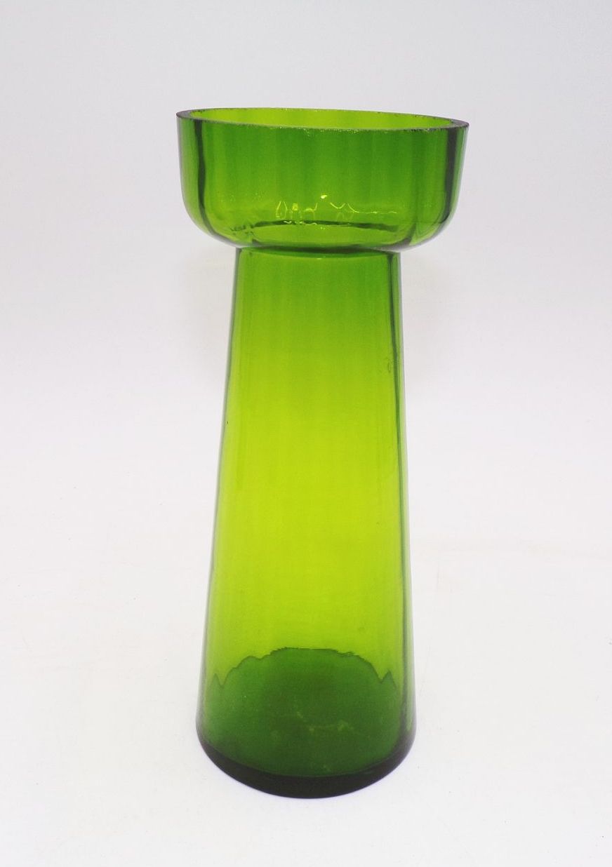 Altes Hyazinthenglas grün Zwiebelglas Vintage Altes Hyazinthenglas grün Zwiebelglas Vintage