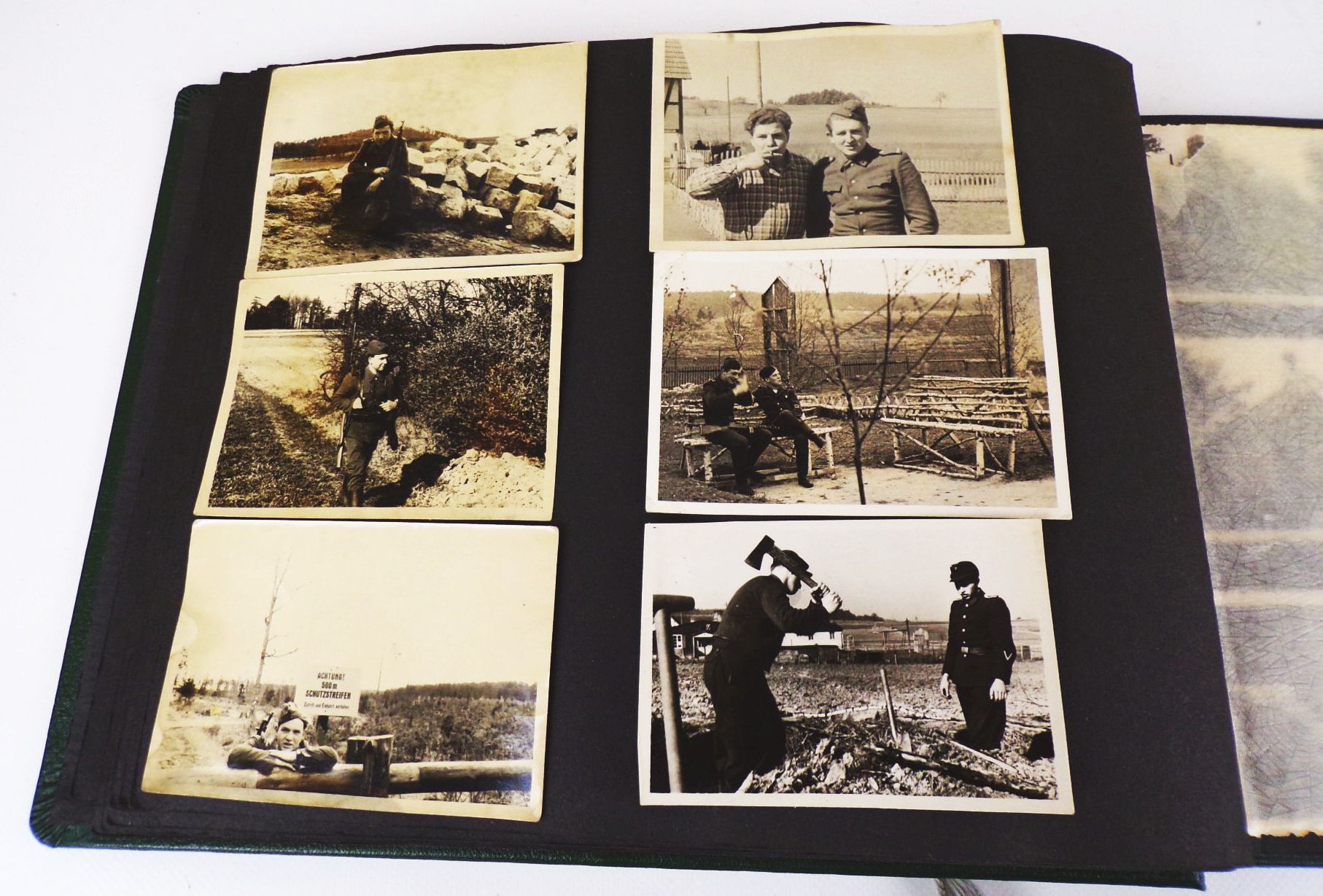 Fotoalbum Grenzer Grenze NVA 1950er Fotos KVP Fotoalbum Grenzer Grenze NVA 1950er Fotos KVP