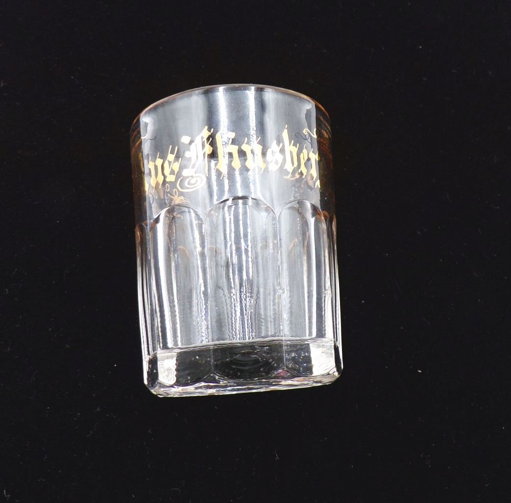 Altes Andenkenglas Aus Flinsberg Schlesien Polen um 1910 Antik Glas