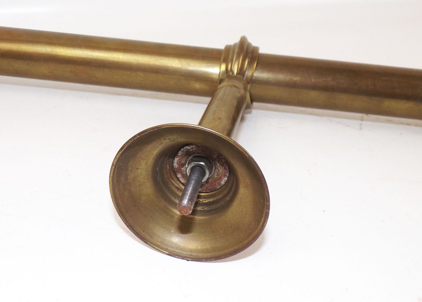 Alte Messing Gardinenstange Jugendstil Shabby vintage