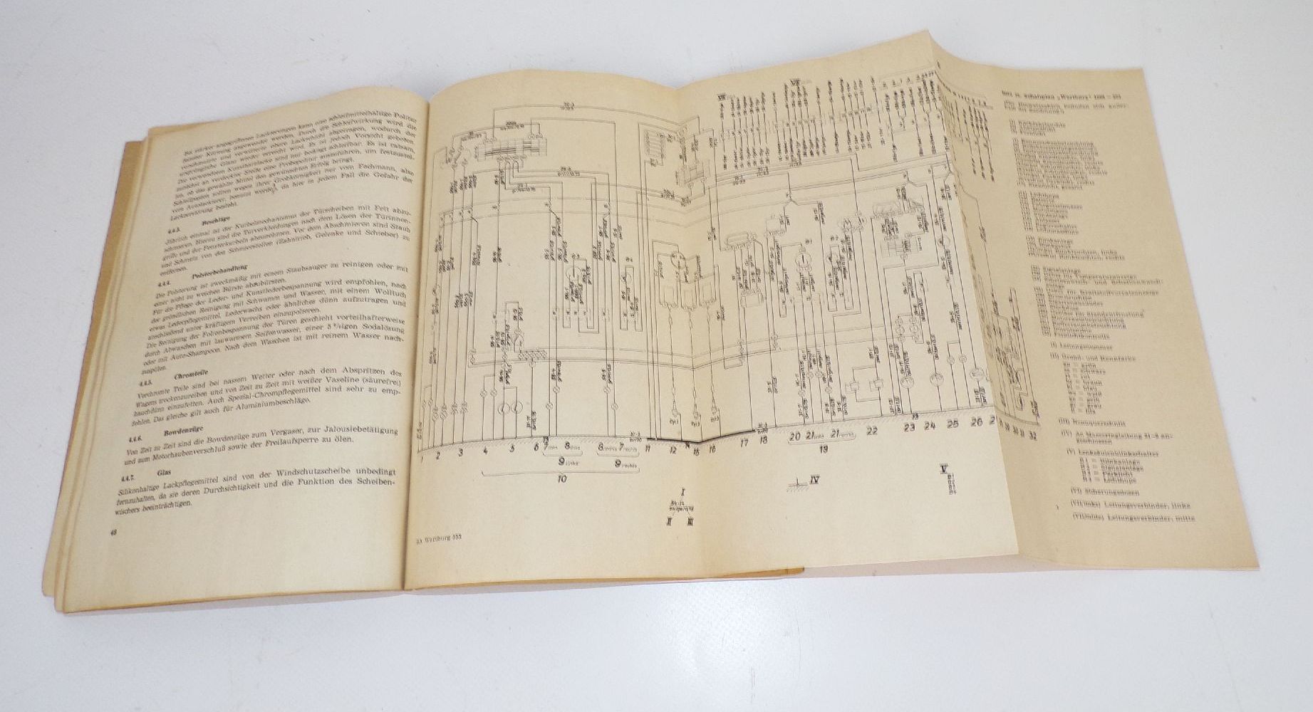 Betriebsanleitung PKW Wartburg 1000 353 Ausgabe 1966 