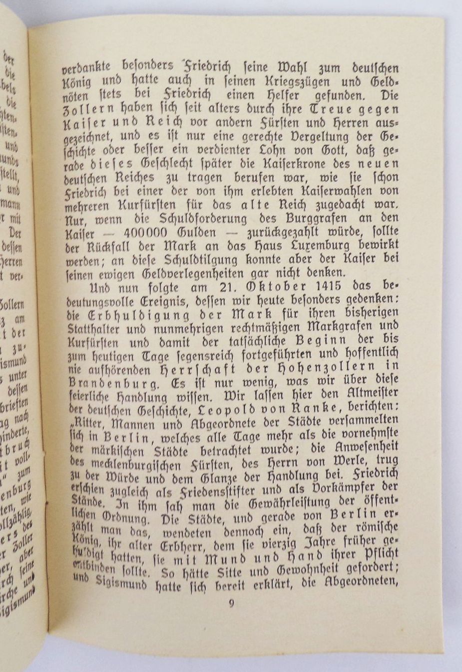 Vom Kurhut zur Kaiserkrone 500 Jahre Hohenzollern Jubiläum 1915 Vom Kurhut zur Kaiserkrone 500 Jahre Hohenzollern Jubiläum 1915