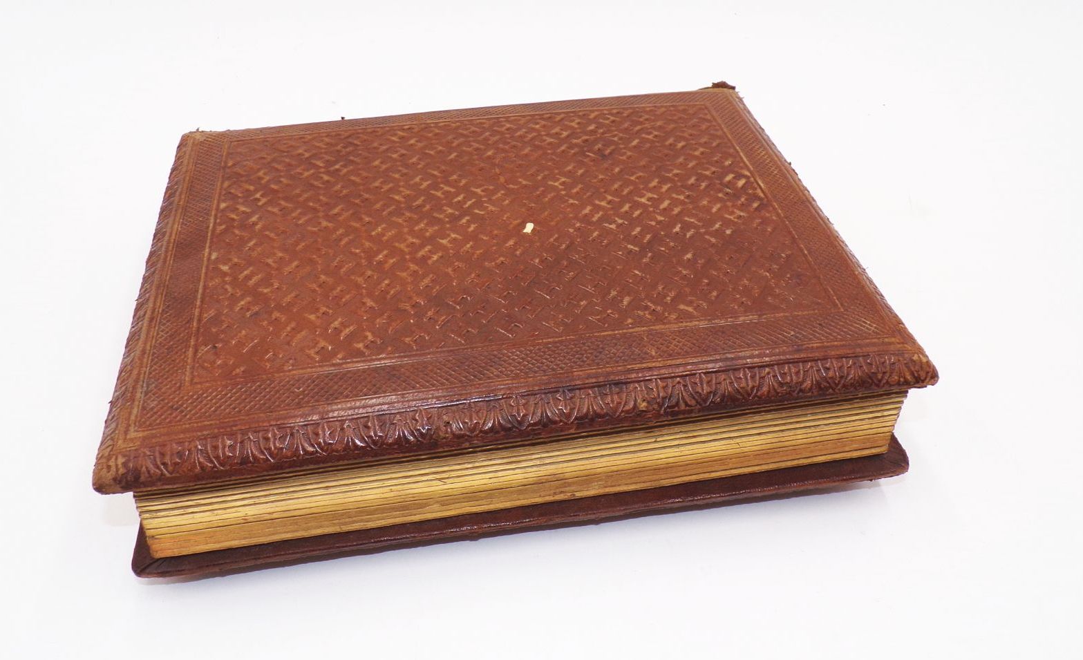 Altes Fotoalbum mit CDV Fotos und Kabinettaufnahmen um 1900
