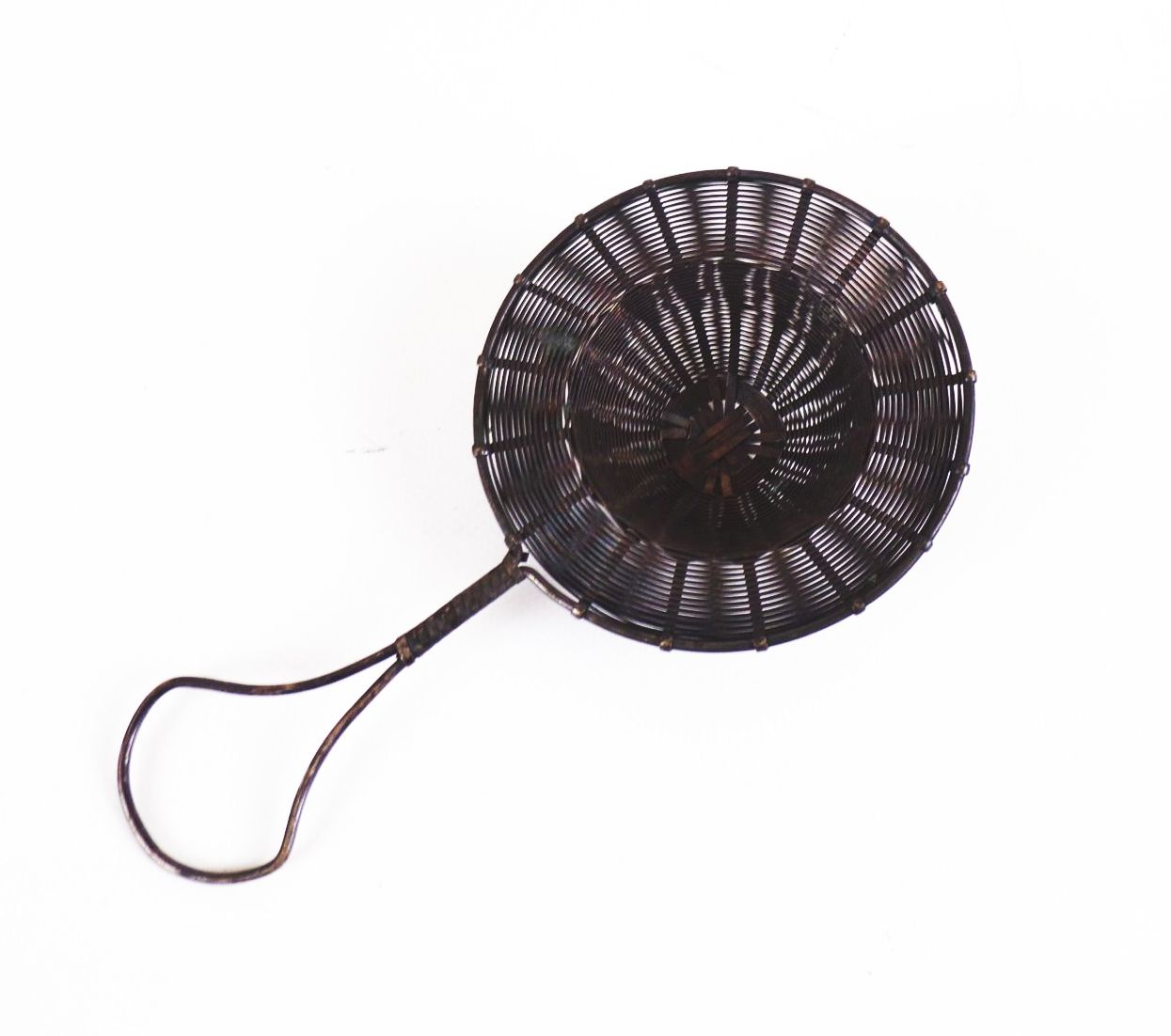 Altes Teesieb Echt versilbert um 1900 Antik Altes Teesieb Echt versilbert um 1900 Antik