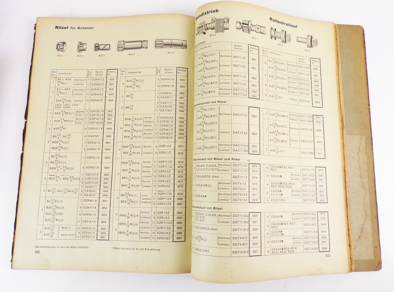 Alter Bosch Katalog Erzeugnisse für Kraftfahrzeuge 1939 Oldtimer Auto Zubehör