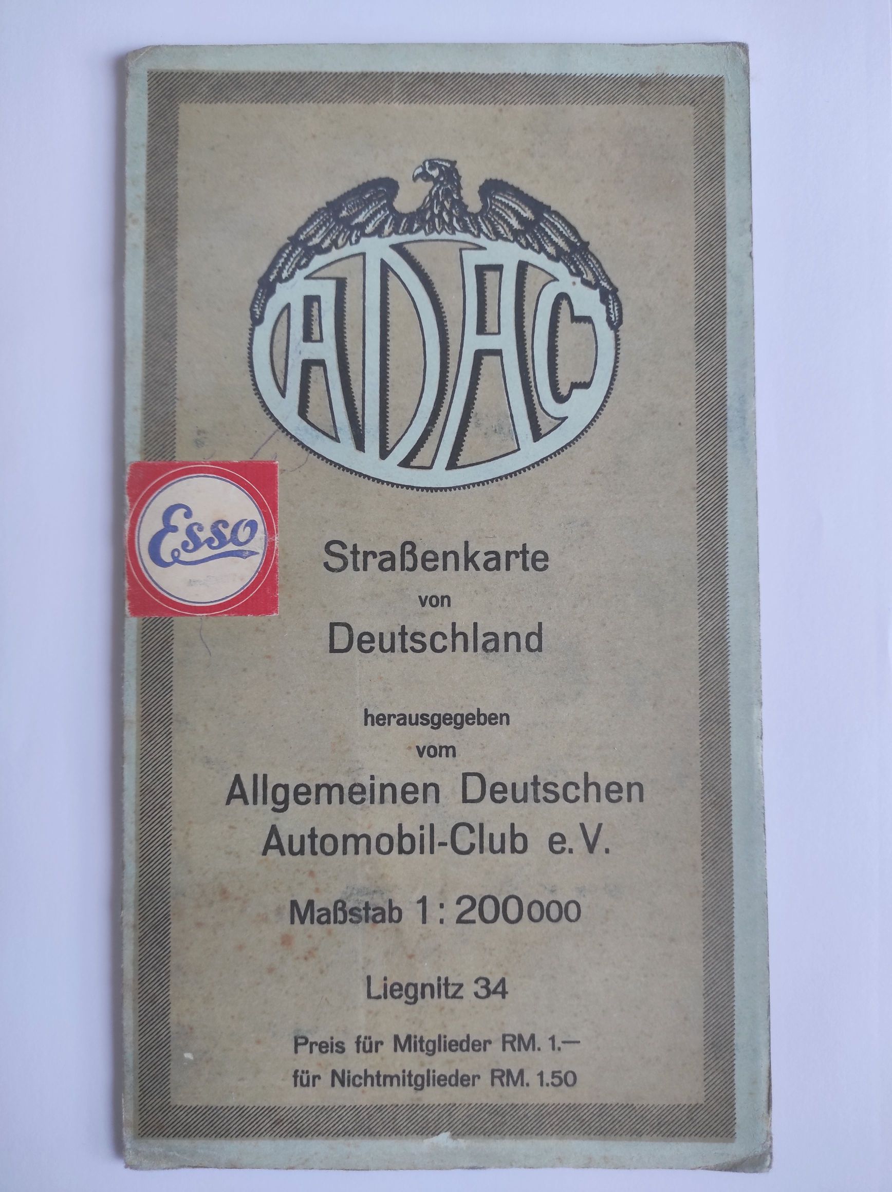 DR Der Deutsche Automobilclub ADAC Straßenkarte DR Der Deutsche Automobilclub ADAC Straßenkarte