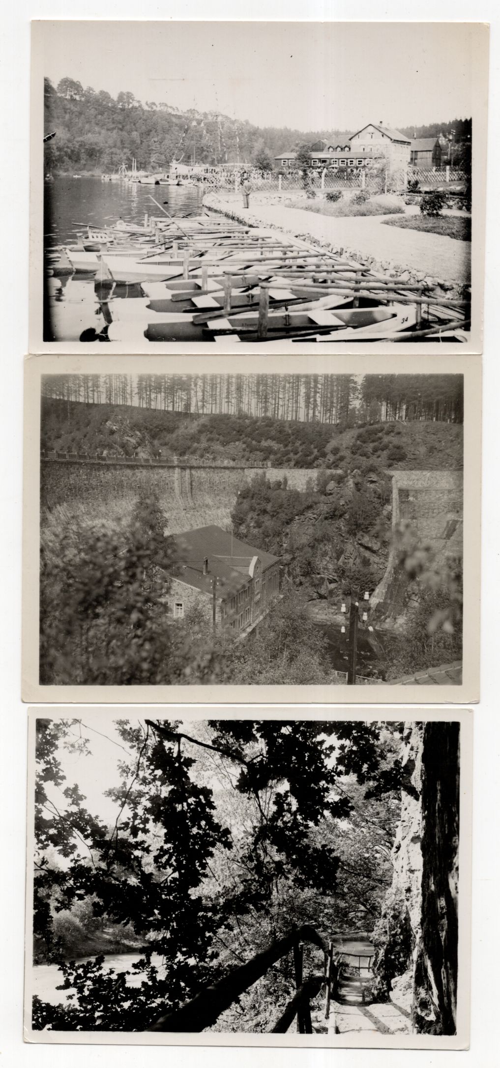 Foto Lot Marklissa Talsperre Schlesien um 1930