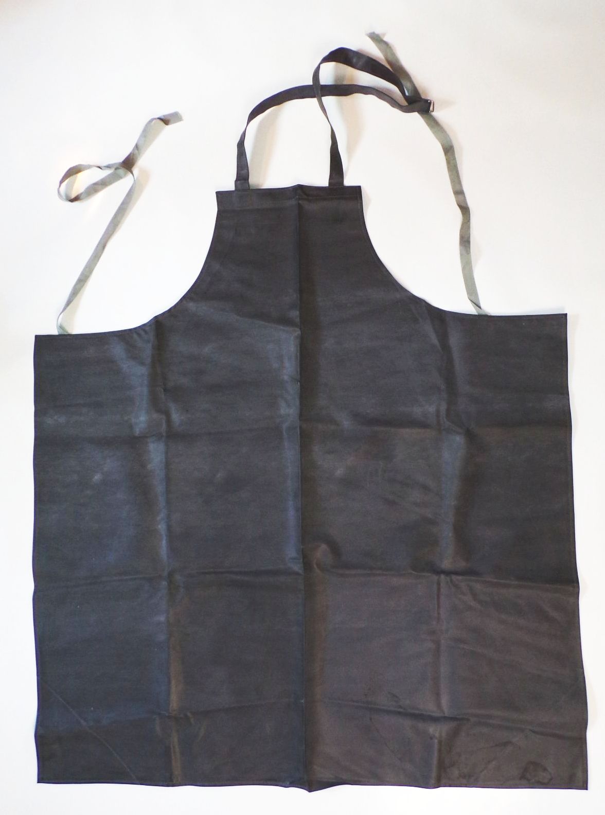 Alte Arbeitsschürze Arbeitsschutz Grau DDR Vintage Schürze