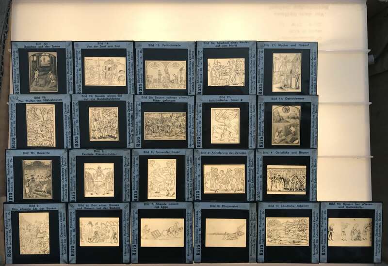 Foto Lehrmaterial Glasdias Länder Lehrmittel Sowjetunion DDR Deutschland Dias