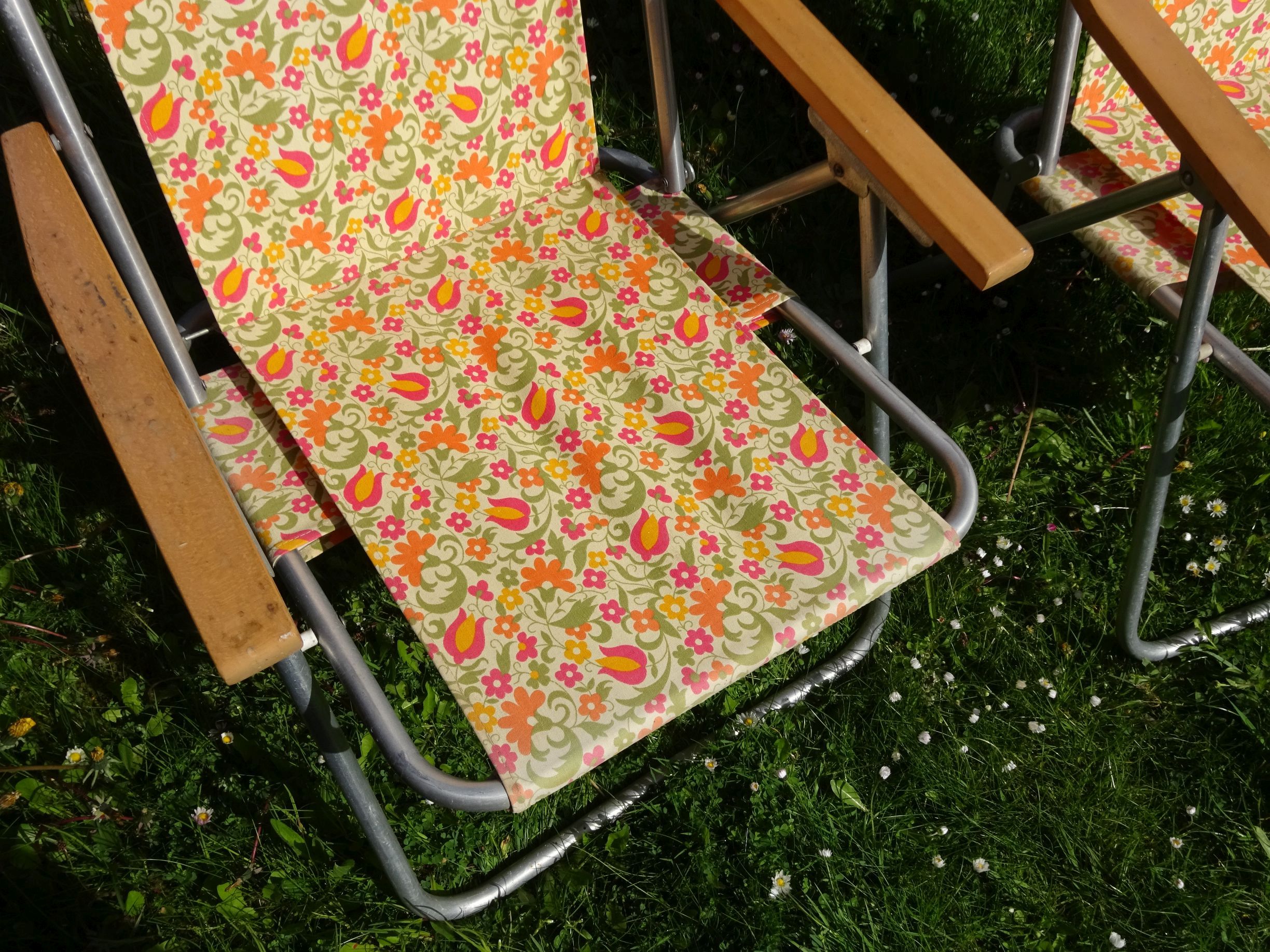 2 x alter DDR Campingstuhl Klappstuhl hohe Lehne Set Paar 2 x alter DDR Campingstuhl Klappstuhl hohe Lehne Set Paar