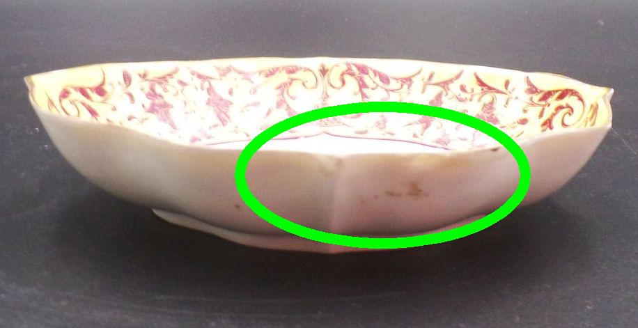 Meissen Schale 2 Wahl seltenes Dekor