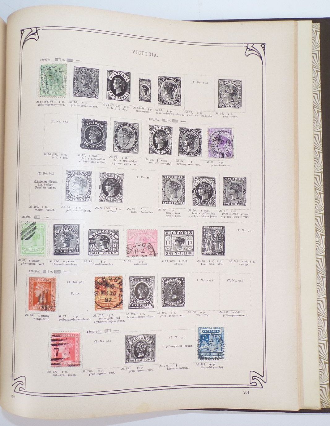 Schwaneberger Vordruck Alben Band 1 und 2 mit Briefmarken 