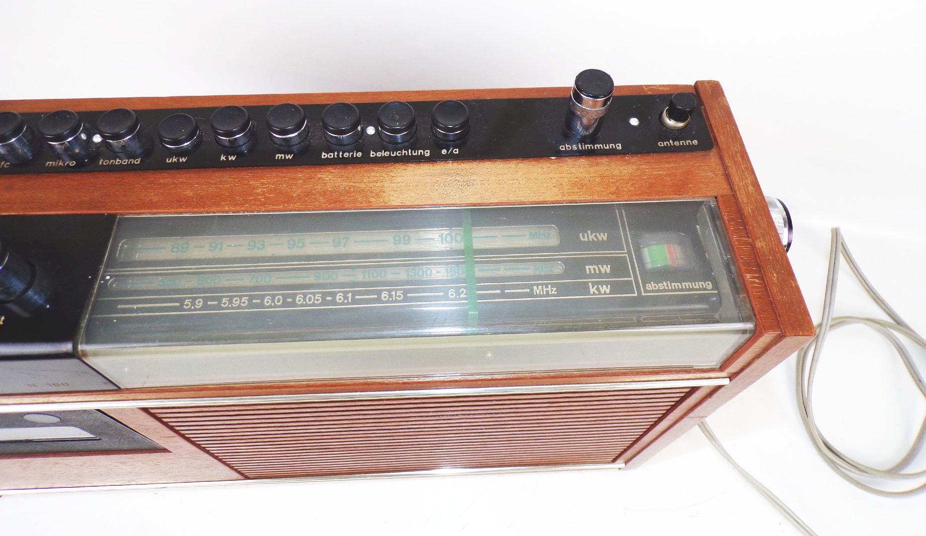 Stern Recorder R160 mit Kassettenrekorder Radio Echtholz 