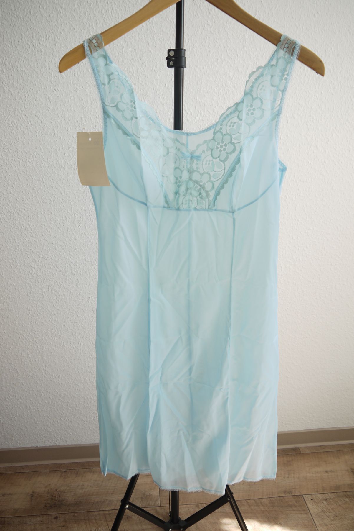 Negligee DDR Damen VEB Wirkmode Vintage Nachthemd Unterkleid Unterrock 