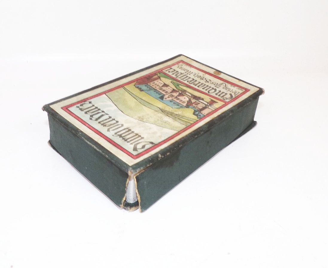 Durch den Harz Ein Quartettspiel Jos Scholz Mainz um 1930 altes Kartenspiel