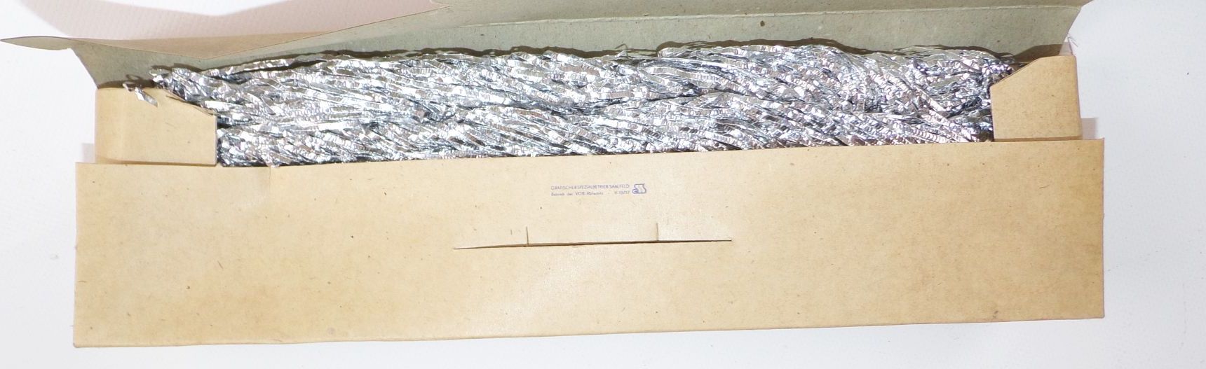 6 x DDR Lametta Weihnachtsschmuck Christbaumschmuck Vintage 6 x DDR Lametta Weihnachtsschmuck Christbaumschmuck Vintage