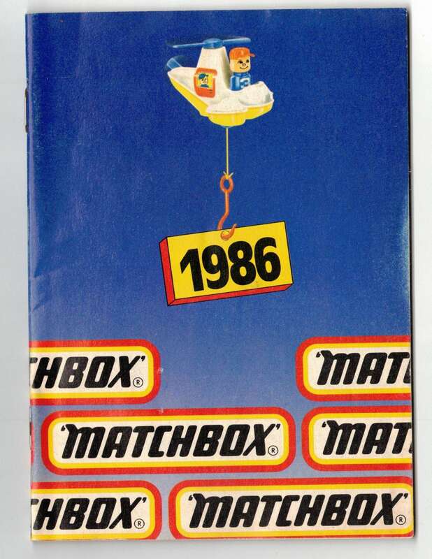 Matchbox Katalog 1986 Modellautos Sammlerkatalog  